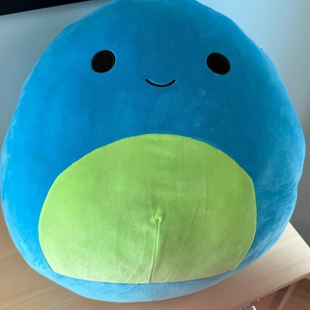 Squishmallows Blue and Green Stuffed Animal